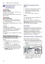 Preview for 28 page of Bosch WAW28F40CH Instruction Manual And Installation Instructions