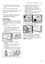 Preview for 29 page of Bosch WAW28F40CH Instruction Manual And Installation Instructions