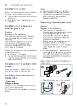 Preview for 38 page of Bosch WAW32560GC Instruction Manual And Installation Instructions