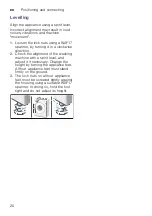 Preview for 20 page of Bosch WAW32569SN Instruction Manual And Installation Instructions