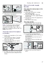 Preview for 47 page of Bosch WAW32569SN Instruction Manual And Installation Instructions