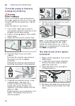 Предварительный просмотр 36 страницы Bosch WAW32640EU Instruction Manual And Installation Instructions