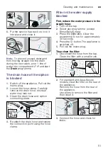 Preview for 51 page of Bosch WAW32660SA Instruction Manual And Installation Instructions