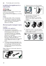 Предварительный просмотр 46 страницы Bosch WAW32698SN Instruction Manual And Installation Instructions