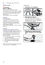 Предварительный просмотр 20 страницы Bosch WAW32768SN Instruction Manual And Installation Instructions