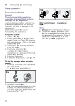 Preview for 22 page of Bosch WAWH26M9SN Instruction Manual And Installation Instructions