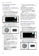 Preview for 50 page of Bosch WAWH26M9SN Instruction Manual And Installation Instructions