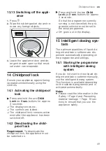 Предварительный просмотр 49 страницы Bosch WAX28EH0BY User Manual And Installation Instructions