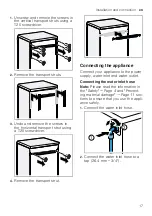 Preview for 17 page of Bosch WAX32GH4GB User Manual And Assembly Instructions