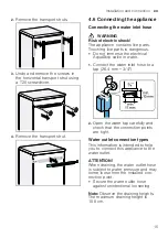 Предварительный просмотр 15 страницы Bosch WAX32K04BY User Manual And Installation Instructions