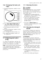 Предварительный просмотр 37 страницы Bosch WAX32K04BY User Manual And Installation Instructions