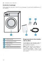 Предварительный просмотр 14 страницы Bosch WAX32K41AU User Manual And Assembly Instructions