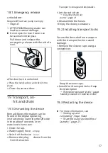 Preview for 57 page of Bosch WAX32K50NL User Manual And Installation Instructions