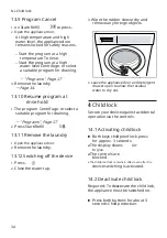 Предварительный просмотр 34 страницы Bosch WAX32KC1FG User Manual And Installation Instructions