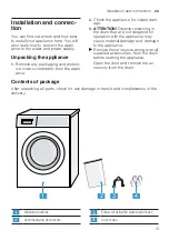 Предварительный просмотр 13 страницы Bosch WAX32KH0BY User Manual And Installation Instructions