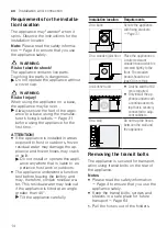 Предварительный просмотр 14 страницы Bosch WAX32KH0BY User Manual And Installation Instructions