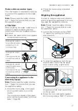 Предварительный просмотр 17 страницы Bosch WAX32KH0BY User Manual And Installation Instructions