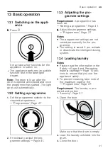 Предварительный просмотр 41 страницы Bosch WAX32KH1BY User Manual And Installation Instructions