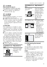 Предварительный просмотр 15 страницы Bosch WAX32LH0HK User Manual And Installation Instructions