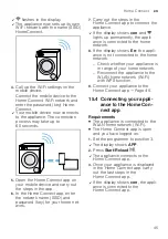 Предварительный просмотр 45 страницы Bosch WAX32LH0HK User Manual And Installation Instructions