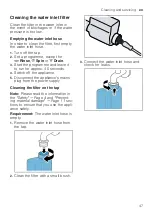 Предварительный просмотр 47 страницы Bosch WAX32M40BY User Manual And Assembly Instructions