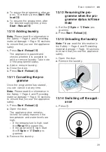 Предварительный просмотр 39 страницы Bosch WAX32M40SG User Manual And Installation Instructions