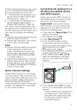 Предварительный просмотр 41 страницы Bosch WAX32MH9GB User Manual And Assembly Instructions