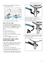 Предварительный просмотр 51 страницы Bosch WAX32MH9GB User Manual And Assembly Instructions