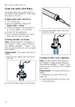 Предварительный просмотр 52 страницы Bosch WAX32MH9GB User Manual And Assembly Instructions