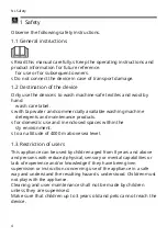 Preview for 4 page of Bosch WAXH2M71NL User Manual And Installation Instructions