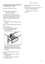 Preview for 21 page of Bosch WAXH2M71NL User Manual And Installation Instructions