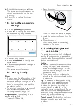 Предварительный просмотр 47 страницы Bosch WAXH8E0LSN User Manual And Installation Instructions