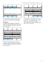 Предварительный просмотр 21 страницы Bosch WAXH8G0LSN User Manual And Installation Instructions