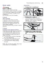 Предварительный просмотр 19 страницы Bosch WAY24749II Instruction Manual And Installation Instructions