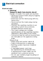 Предварительный просмотр 57 страницы Bosch WAY28740IT Instruction Manual And Installation Instructions