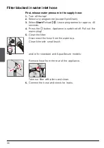 Preview for 36 page of Bosch WAY28790GC Instruction Manual And Installation Instructions