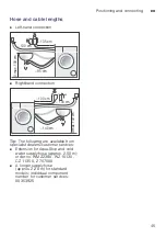 Предварительный просмотр 45 страницы Bosch WAY28791GB Instruction Manual And Installation Instructions