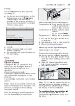 Preview for 43 page of Bosch WAY28791IR Instruction Manual And Installation Instructions