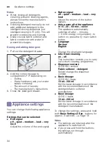 Preview for 34 page of Bosch WAY28849II Instruction Manual And Installation Instructions