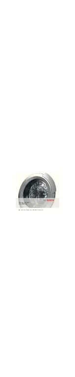 Preview for 1 page of Bosch WAY28890GR Instruction Manual And Installation Instructions