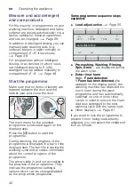 Preview for 42 page of Bosch WAY288H9GR Instruction Manual And Installation Instructions