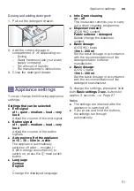 Предварительный просмотр 51 страницы Bosch WAY32862SA Instruction Manual And Installation Instructions