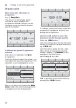 Preview for 28 page of Bosch WAYH2899SN Instruction Manual And Installation Instructions