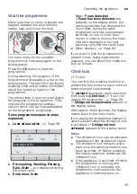 Preview for 45 page of Bosch WAYH2899SN Instruction Manual And Installation Instructions