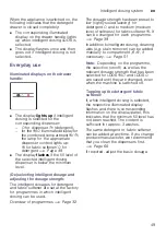 Preview for 49 page of Bosch WAYH2899SN Instruction Manual And Installation Instructions