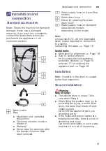 Preview for 13 page of Bosch WD14H422GB Instruction Manual And Installation Instructions