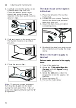 Preview for 54 page of Bosch WDU8H541ES Instruction Manual And Installation Instructions