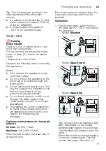 Preview for 17 page of Bosch WDU8H560GR Instruction Manual And Installation Instructions