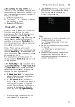 Preview for 37 page of Bosch WDU8H560GR Instruction Manual And Installation Instructions