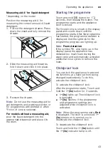 Preview for 43 page of Bosch WDU8H560GR Instruction Manual And Installation Instructions